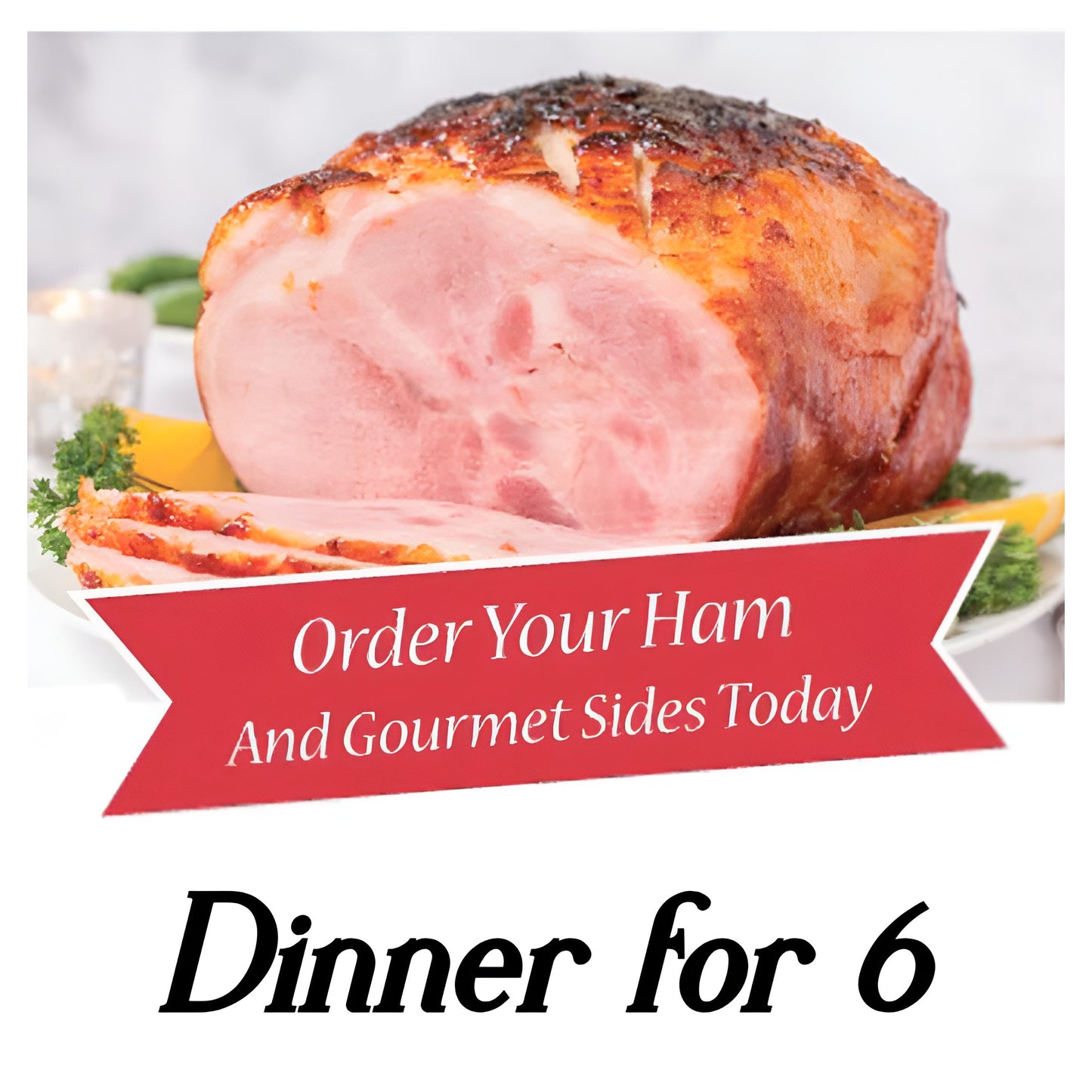 6 Guest Baked Ham Feast